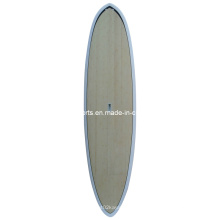 Customized A superfície de bambu do folheado levanta-se a placa de paddle, prancha do Sup